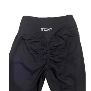 ECHT Black Legging (Gym Legging with butt scrunch)